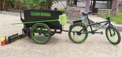 Ghana :  Invention d'un « vélo de balayage »