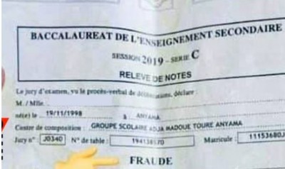 Côte d'Ivoire : Résultats du Baccalauréat session 2020, encore des cas de fraudes dénoncés