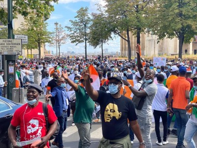 Côte d'Ivoire : La Diaspora manifeste à Paris contre le troisième mandat de Ouattara