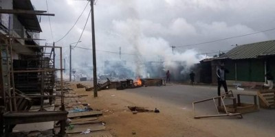 Côte d'Ivoire : Protestation de rue, un groupe de jeunes manifestants dispersés à Yopougon