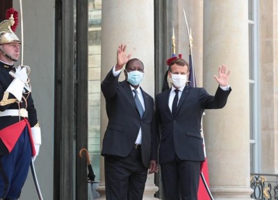 Côte d'Ivoire-France : Rencontre Ouattara-Macron à Paris du 4 septembre 2020, communiqué de la Présidence ivoirienne