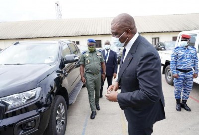 Côte d'Ivoire : Sécurisation du pays, la mobilité des armées et la Gendarmerie renforcée de 60 véhicules