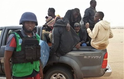 Libye : 83 migrants dont quatre togolais abandonnés en plein désert