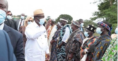 Côte d'Ivoire : Le Président Alassane Ouattara depuis M'Batto: « La démocratie, ce n'est pas des propos injurieux »