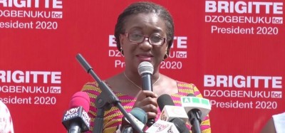 Ghana :  Présidentielle 2020, Brigitte Dzogbenuku du PPP, deuxième femme candidate