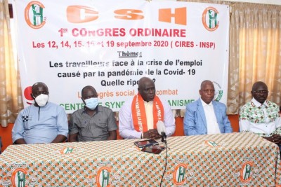 Côte d'Ivoire : La Centrale syndicale humanisme planche sur son plan stratégique de développement 2020-2030 en vue de faire face à la pandémie de la COVID-19