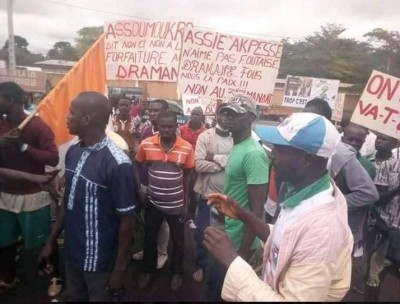 Côte d'Ivoire : 48 heures après la visite d'Etat   dans le  Moronou, des populations dans la rue, Affi répond à Ouattara