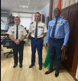 Côte d'Ivoire-France : Le  nouvel Attaché de Sécurité Intérieure de la France prend contact avec le DG de la police