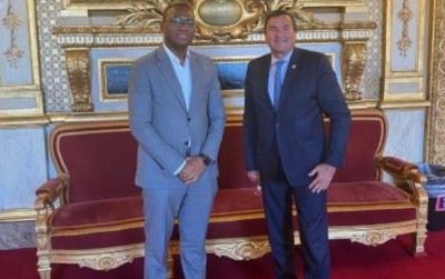 Côte d'Ivoire-France : Après des échanges avec le Sénateur, Damien Regnard, Sidi Touré  se réjouit de sa convergence avec les actions du Gouvernement