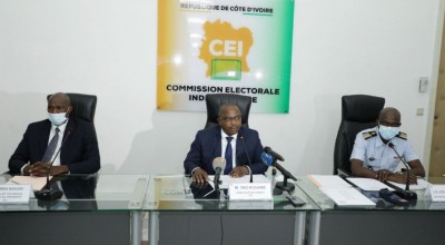 Côte d'Ivoire : Présidentielle 2020, la CEI échange avec les  directeurs de campagne et des responsables à la sécurité des candidats Ouattara, Affi  et KKB, le PDCI brille par son absence