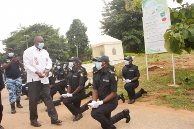Côte d'Ivoire : Bouaké, avec 23 nouveaux agents à son effectif, la 6ème promotion de la police municipale baptisée