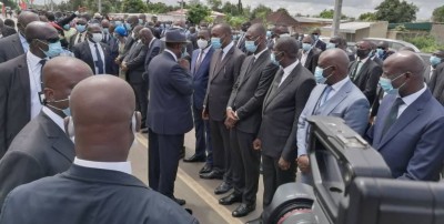 Côte d'Ivoire : Alassane Ouattara après un hommage à Diby à son arrivée à Bouaflé : « Je viens aussi voir et écouter les populations »