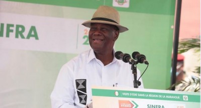 Côte d'Ivoire : Sinfra, Ouattara rend hommage à Bi Ballo et se dit au travail pour tous les ivoiriens sans exception pendant que l'opposition parle de désobéissance civile