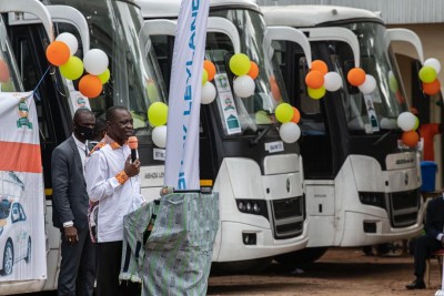 Côte d'Ivoire :    Marahoué, 15 entreprises de transports bénéficient de véhicules neufs dans le cadre du renouvellement du parc automobile