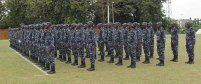 Côte d'Ivoire : Sécurité, 382 recrues de la police nationale présentées au drapeau