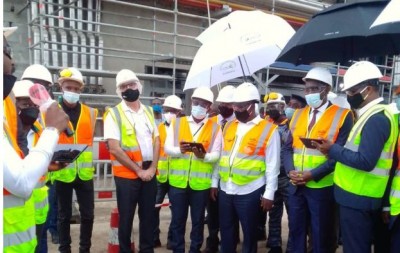 Côte d'Ivoire : Yopougon, le gouvernement sur le chantier d'extension de l'usine de broyage de Cargill d'un montant de 75 milliards de FCFA