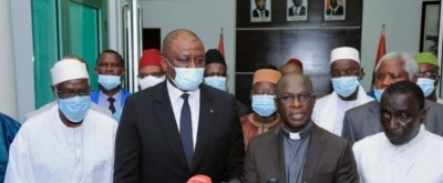 Côte d'Ivoire : L'Alliance des Guides religieux prend l'engagement devant le Premier Ministre de ne diffuser que des messages de paix aux Ivoiriens
