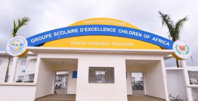 Côte d'Ivoire : Abobo, le couple présidentiel inaugure, le Groupe scolaire d'Excellence de la Fondation Children of Africa