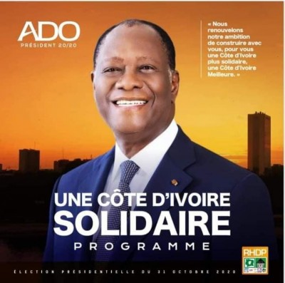 Côte d'Ivoire : Présidentielle du 31 Octobre 2020, programme d'Alassane Ouattara, candidat du RHDP, en 5 piliers