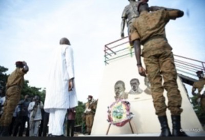 Burkina Faso : Le président Kaboré rend hommage à Sankara pour le 33e anniversaire de son assassinat