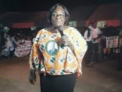 Côte d'Ivoire : Campagne Présidentielle, depuis Bloléquin, Anne Ouloto lance le   « concours » du département qui votera le plus Alassane Ouattara