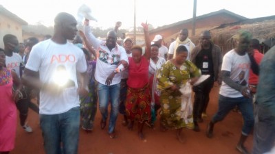 Côte d'Ivoire : Méambly place le département de Facobly dans la joie de la campagne présidentielle pour Ouattara