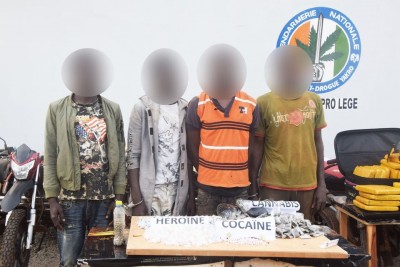 Côte d'Ivoire : À Yamoussoukro, 50 kg de drogue saisis dans deux valises à une gare routière, 12 personnes interpellées