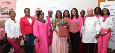 Côte d'Ivoire : Lutte contre le cancer du sein et du col de l'utérus, Bolloré Transport & Logistics fait des dons pour « Octobre rose »