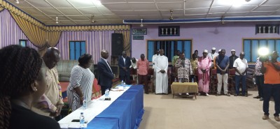 Côte d'Ivoire : Guiglo, situation post électorale, Anne Désirée Ouloto met les leaders religieux et les jeunes du Cavally en mission de paix