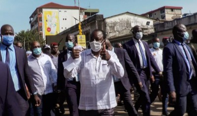 Guinée : Sa victoire validée par la cour constitutionnelle, Alpha Condé se permets une parade à Kaloum