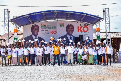 Côte d'Ivoire : Présidentielle, à Bouaflé, la population rend hommage à Issiaka Koné pour son implication pour la victoire écrasante d'Alassane Ouattara