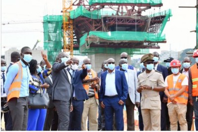 Côte d'Ivoire : Infrastructures routières, le Ministre Amédé Kouakou s'imprègne de l'état d'avancement des 4è et 5è ponts d'Abidjan