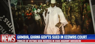 Cedeao : La Gambie et le Ghana assignés en justice par les familles de migrants tués sous Jammeh