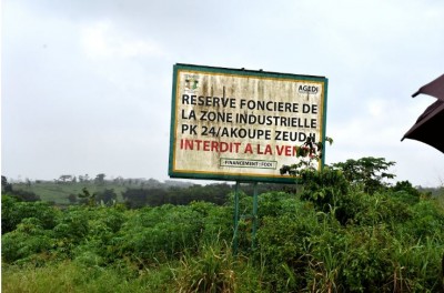 Côte d'Ivoire : Zone industrielle d'Akoupé-Zeudji, 100 000 emplois prévus  d'ici à 2025