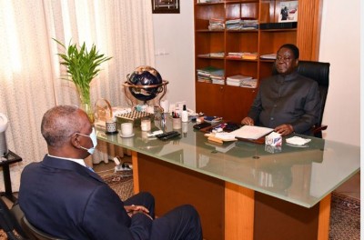 Côte d'Ivoire : Suspension du dialogue politique, le Médiateur de la République sort de son silence et rencontre Bédié, ce qu'il a confié à sa sortie d'audience
