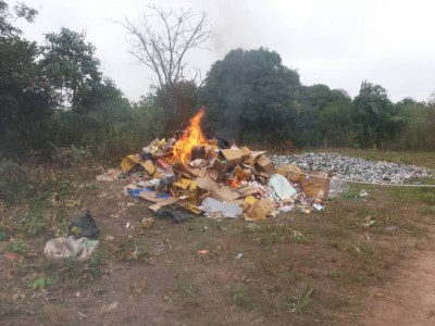 Côte d'Ivoire : Bouaké, d'une valeur de 200 millions, 3,600 tonnes de produits illicites incinérés