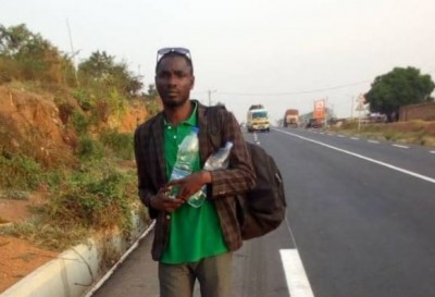 Côte d'Ivoire : Un jeune aurait parcouru 701 km à pied de Boundiali à Abidjan pour la paix dans le pays