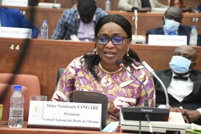 Côte d'Ivoire : Namizata Sangaré à propos de la situation des droits de l'homme: «Nous ne sommes pas satisfaits, toutefois des efforts, des progrès ont été faits »