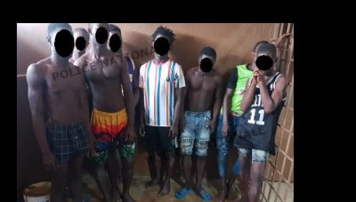 Côte d'Ivoire : Anyama, impliqués dans une bagarre rangée à l'aide de machettes et couteaux, 9 individus interpellés