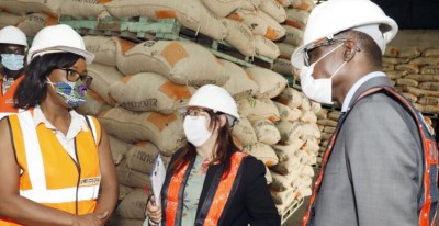 Côte d'Ivoire : Une délégation Brésilienne s'imprègne des différentes étapes du conditionnement à l'exportation des fèves de cacao