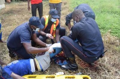 Côte d'Ivoire : La lame de sa débroussailleuse se casse  et sectionne  sa jambe au niveau de la cuisse