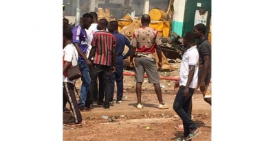 Côte d'Ivoire : Yamoussoukro, forte explosion dans une usine chinoise située au quartier 220 logements, des blessés