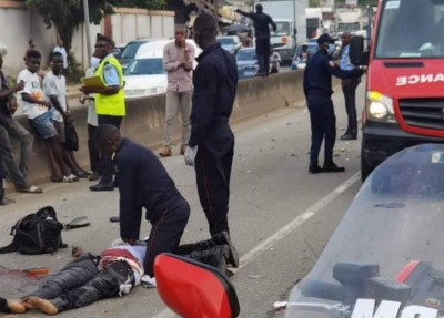 Côte d'Ivoire : Un motocycliste perd la vie  à la suite d'une collision avec un camion de ramassage d'ordure sur le boulevard de la Paix