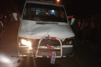 Côte d'Ivoire : Biankouma, violemment percuté par un véhicule de transport, un motocycliste dans un état comateux