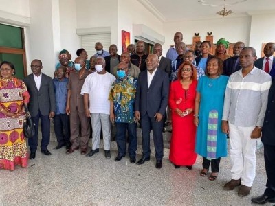 Côte d'Ivoire : FPI, à la résidence d'Affi, Assoa Adou confie « Gbagbo nous a dit de venir saluer notre frère »