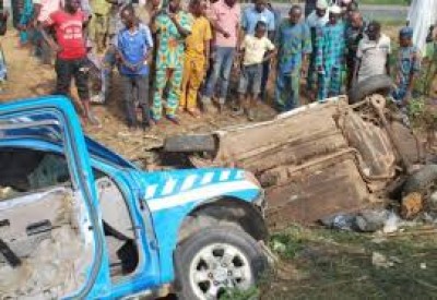Nigeria : 06 morts et 09 blessés dans une collision sur une route Lagos-Ibadan