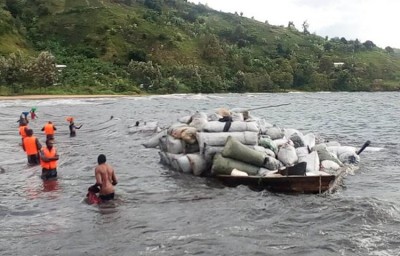 RDC : Une pirogue surchargée chavire sur le Lac Kivu, 03 morts et 41 disparus au moins