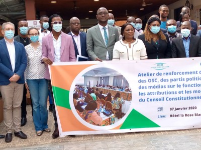 Côte d'Ivoire : Fonctionnement du Conseil constitutionnel, L'OIDH sensibilise société civile, partis politiques et médias