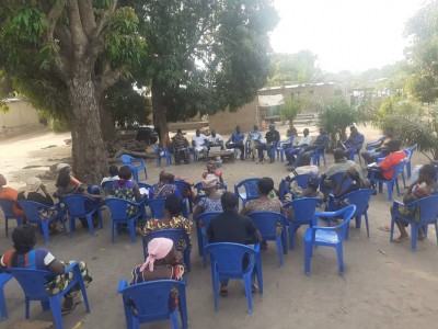 Côte d'Ivoire : Bouaké, afin d'obtenir  l'adhésions des populations aux PUD, des chefs de village rencontrés