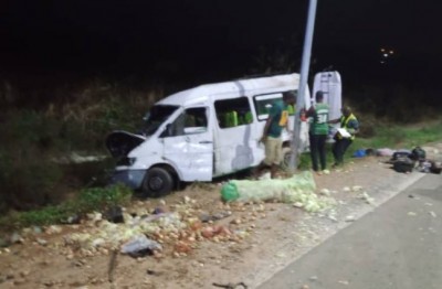 Côte d'Ivoire : Début de week-end dramatique,  04 décès dans un accident de circulation à Bouaflé